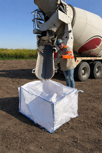 Concrete Washout Bags – 40" x 40" x 24"